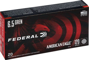 Federal Ae 6.5 Grendel 120gr - Otm 20rd 10bx/cs