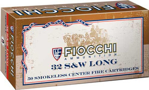 Fiocchi 32 S&w Long 97gr Fmj - 50rd 20bx/cs