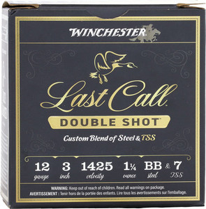 Winchester Last Call 12ga 3" - 1-1/4oz #bb & #7 25rd 10bx/cs