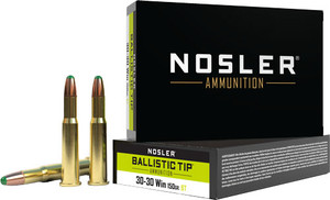 Nosler Bt 30-30 Win 150gr Rn - Ballistic Tip 20rd 10bx/cs