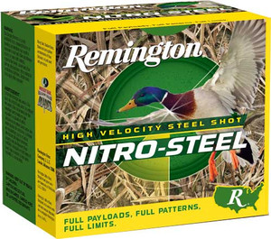 Remington Nitro-steel 12ga 3" - 1-1/4oz #2 1450fps 25rd 10bx/c