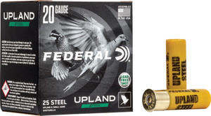 Federal Upland 20ga 2.75" - 7/8oz #7.5 1500fps 25rd 10bx/c