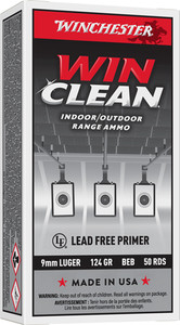 Winchester Winclean 9mm Luger - 124gr Jsp 50rd 10bx/cs