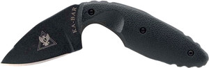 Ka-bar Tdi Knife Plain Edge - 2.3125" W/sheath Black