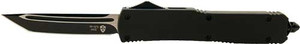 Templar Knife Slim Otf Black - Rubber 3.1" Black Tanto