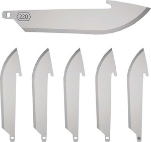 Outdoor Edge 2.2" Drop Point - Blade Pack 6 Ss Blades