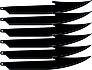 Outdoor Edge 5" Replacement - Blades 6-pack Boning/fillet