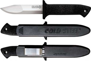 Cold Steel Peace Maker Iii 4" - Plain Edge Boot Knife W/sheath
