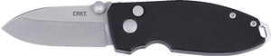 Crkt Squid 2.2" Fine Edge - Black/ss Button Lock D2