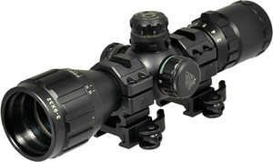 Utg Bugbuster 3-9x32 1" Rgb - Mil-dot W/qd Rings Black