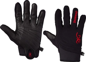 Browning Ace Shooting Gloves - Small Black/red Trim