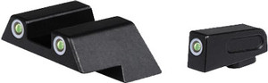 Ati Night Sight Set 3-dot Grn - For Glock Gen 1-5 (not Mos)!