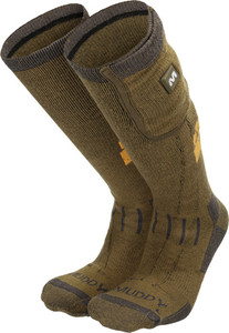 Muddy Nucleus Heated Socks - Brown Clay Large/x-large