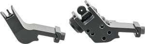 Je Fixed Front/rear Sight - 45 Degree Offset Aluminum Blk