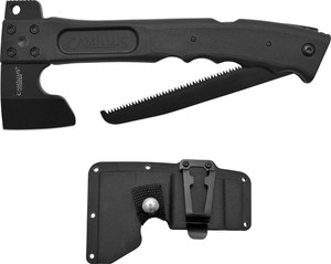 Camillus Camtrax 3-in-1 - Hatchet 7" Lockback Foldng Saw