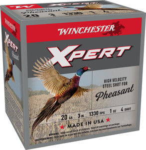 Winchester Xpert Steel 20ga - 3" 1oz #4 25rd 10bx/cs