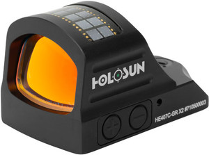Holosun 407 Green Dot Only - 2moa Shake Awake Pistol Series