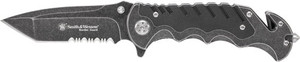 S&w Knife Border Guard 3.5" - Blade W/strap Cutter/gls Brekr