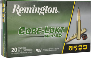 Remington 308 Win 165gr Tipped - Core-lokt 20rd 10bx/cs