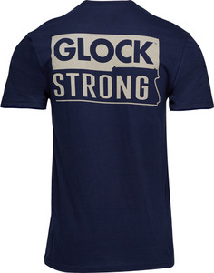 Glock Strong Short - Sleeve T Shirt Navy Large