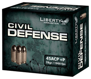 Liberty Civil Defense 45 Acp - 78gr Hp 20rd 10bx/cs