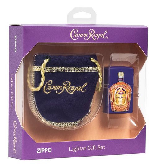 Zippo Crown Royal Lighter Set 