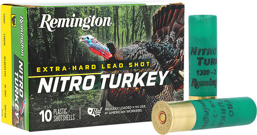 Remington Nitro Turkey 12ga - 3.5" 2oz #4 10rd 10bx/cs