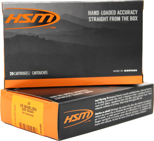Hsm 35 Whelen 200gr Interlock - 20rd 20bx/cs   <<