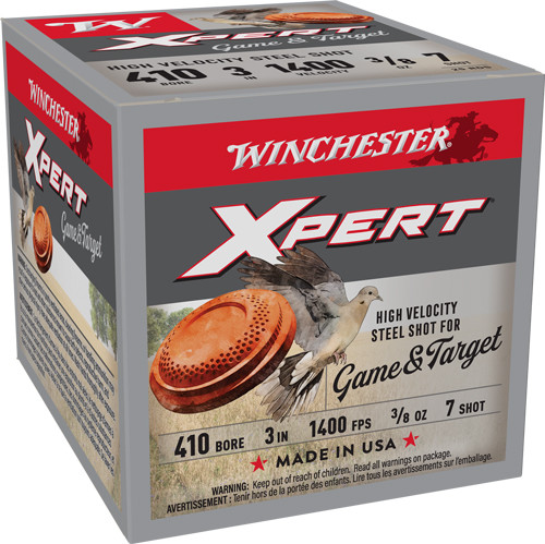 Winchester Xpert Steel 410 3" - 3/8oz #7 25rd 10bx/cs
