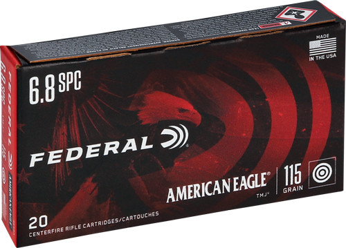 Federal Ae 6.8 Spc 115gr Fmj - 20rd 10bx/cs