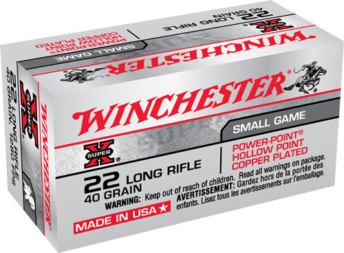 Winchester 22lr 40gr Lead-hp - 2220rd Case Lot