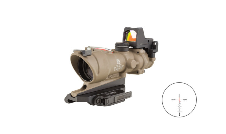 Trijicon Acog 4x32 Ecos Fde 5.56mm Rmr