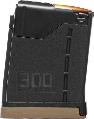 Lancer Magazine L5awm Ar-15 - 300blk 10rd Opaque Black