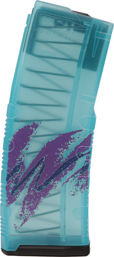 Amend2 Ar-15 Magazine 5.56x45 - 30rd Poly Modc Teal Jazz