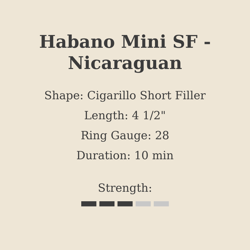 Habano Mini SF - Nicaraguan