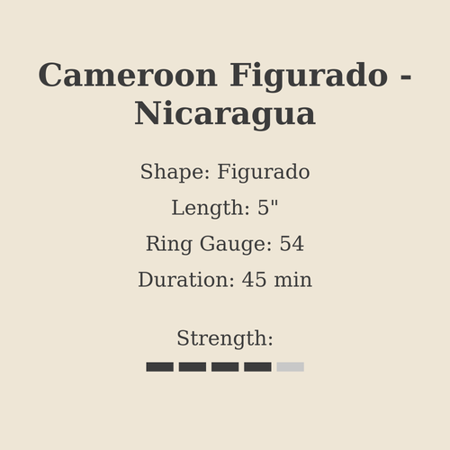 Cameroon Figurado - Nicaragua