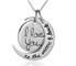 I love you to the moon and back necklace