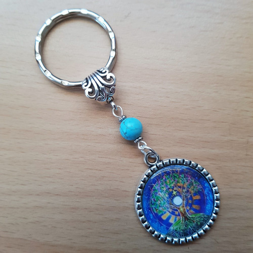 Tree of Life Mandala Keyring Tree of Life Mandala Keyring