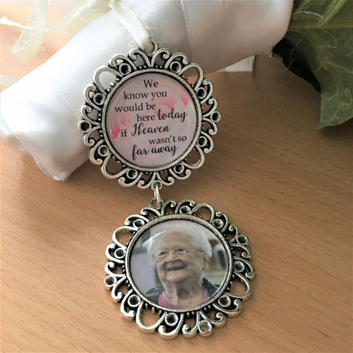 Bridal Bouquet Charm Double Setting