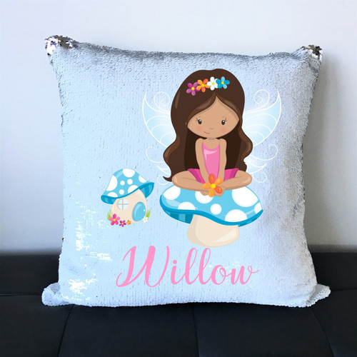 Magic Sequin Cushion - Fairy Design Four Magic Sequin Cushion - Fairy Design Four