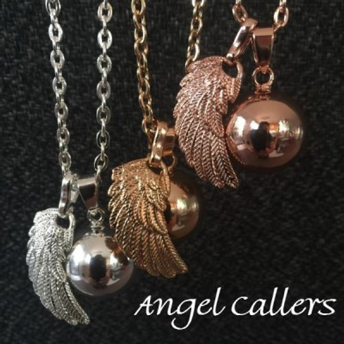 Angel Wing Harmony Ball Necklaces Angel Wing Harmony Ball Necklaces