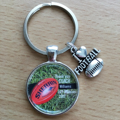 Football Coach Keyring Football Coach Keyring