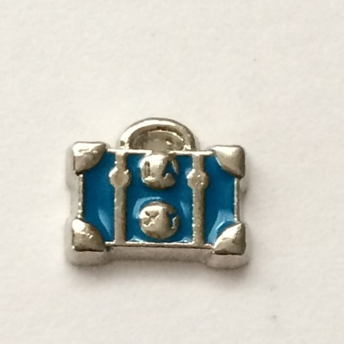 Suitcase Charm Blue