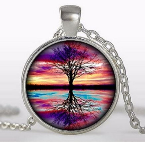 Reflections Cabochon Pendant 25mm Style 2