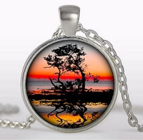Reflections Cabochon Pendant 25mm Style 10