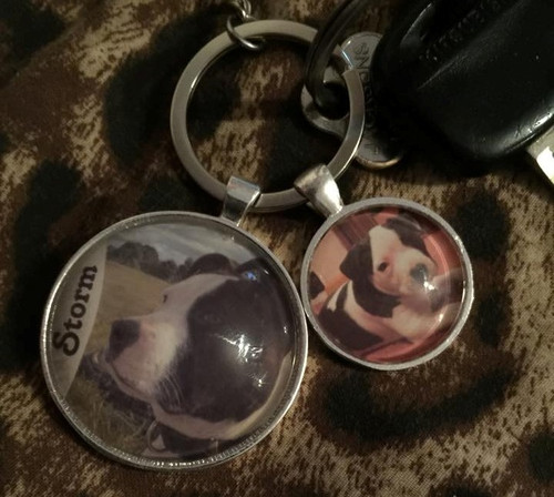 Personalized Cabochon Keyring  Personalized Cabochon Keyring