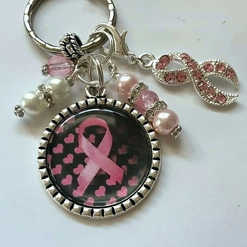 Breast Cancer Awareness Keyring