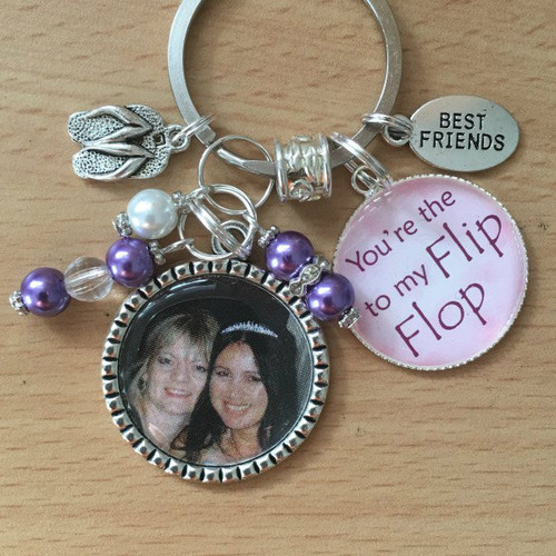 You're the Flip to My Flop Keyring You're the Flip to My Flop Keyring