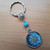 Blue Mandala Keyring Blue Mandala Keyring