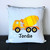 Magic Sequin Cushion - Cement Truck Magic Sequin Cushion - Cement Truck
